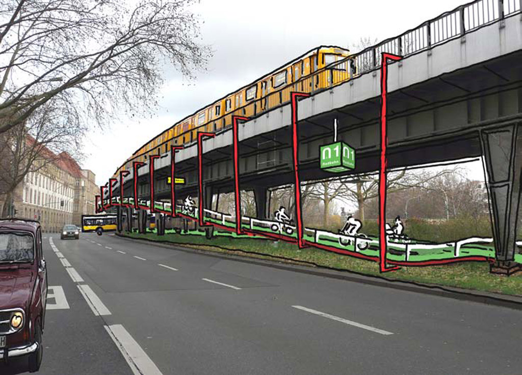 Radbahn-Berlin-U1-Supsended-Path-Mock-Up